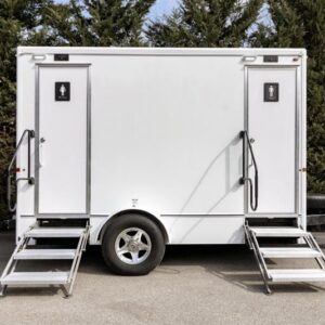 12-Foot Commercial Restroom Trailer - 2 Station